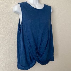 2/$10 J Jill Linen Twist Tank Sz M